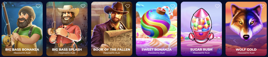 Variété de jeux sur Nine Casino